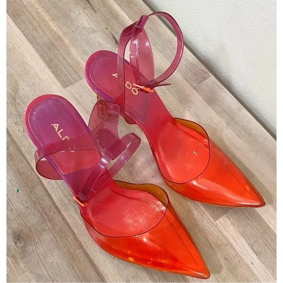 Aldo Size 7.5 Solara Strappy Heels - Picture 8 of 9